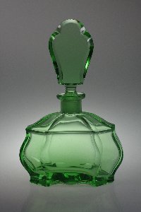 Frühe Parfümflasche von 1948, Design: Franz Burkert, Kristallglas GmbH Oberursel