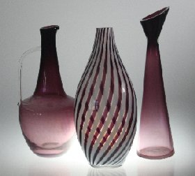 Gangkofner Vasen um 1955 der Hessenglas GmbH