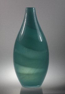 Gnagkofner-Vase blaugrün Hessenglas GmbH Stierstadt
