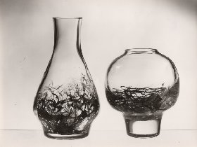 Vasen von Aloys F. Gangkofner für die Hessenglas GmbH in Stierstadt