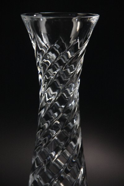 Detail Vase handgeschliffen, Kristallglas GmbH Oberursel