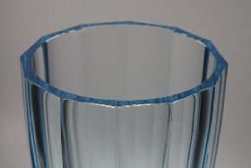 Detail Vase hellblau / türkis Hessenglas GmbH