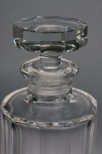 Detail Whiskyflasche Nr. 1250 der Kristallglas GmbH Oberursel, Stpsel eingeschliffen und poliert, Design: Franz Burkert